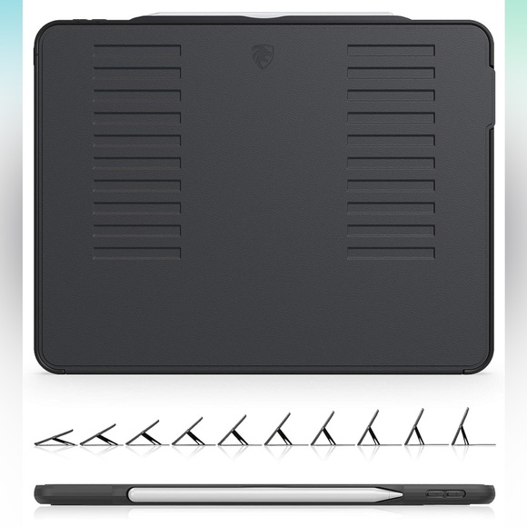 ZUGU Stealth Muse Case for iPad 10.2 (7th, 8th, 9th Gen) Black. Unopened in Box. - Picture 8 of 9